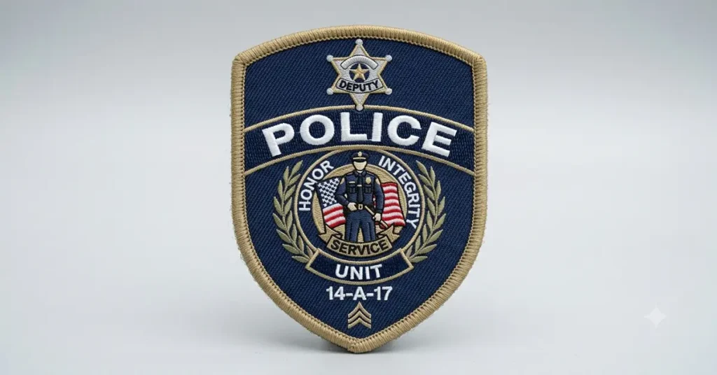 Police Military Velcro Patch